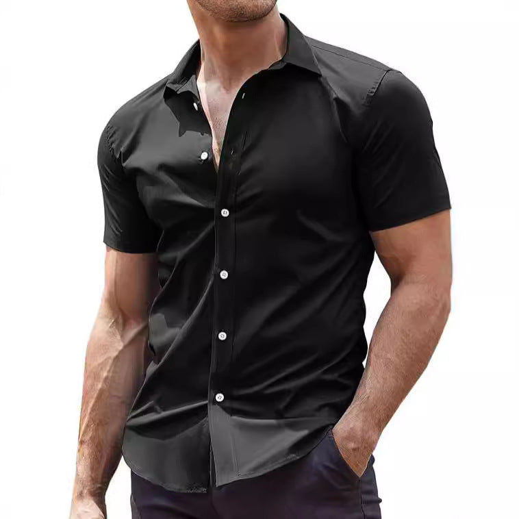 Casual men's simple shirt