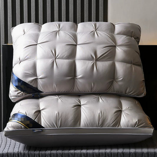 Twisted Feather Velvet Cervical Support Pillow