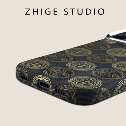 Magnetic Bitcoin Design Phone Case