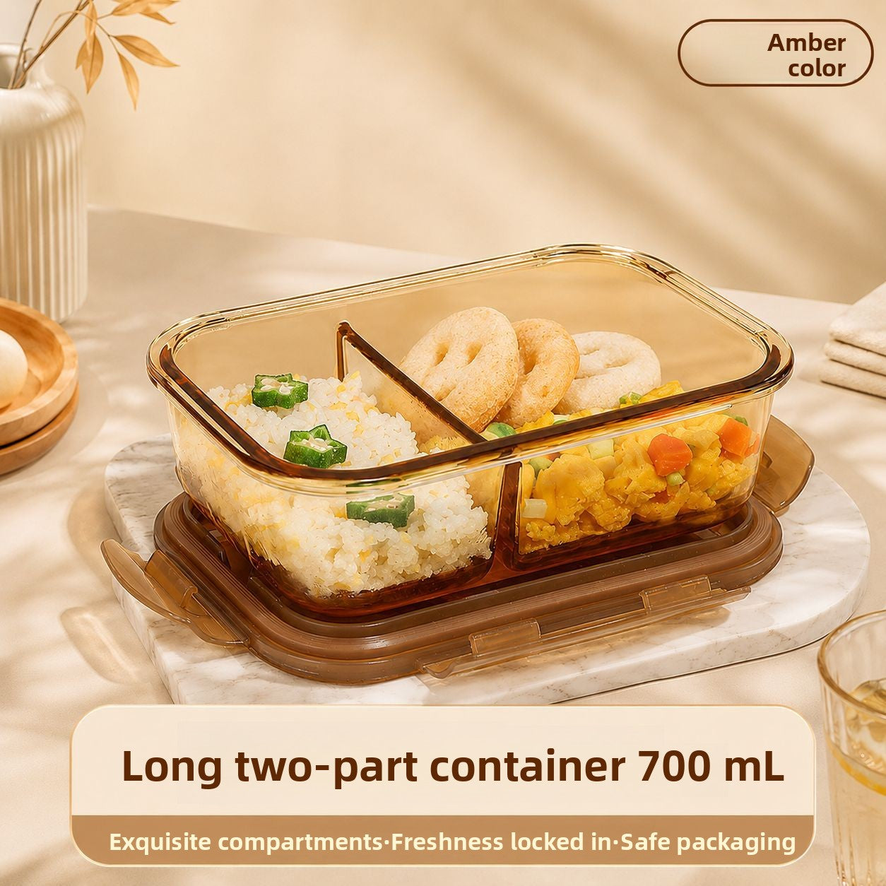 Microwave Safe Glass Lunch Container