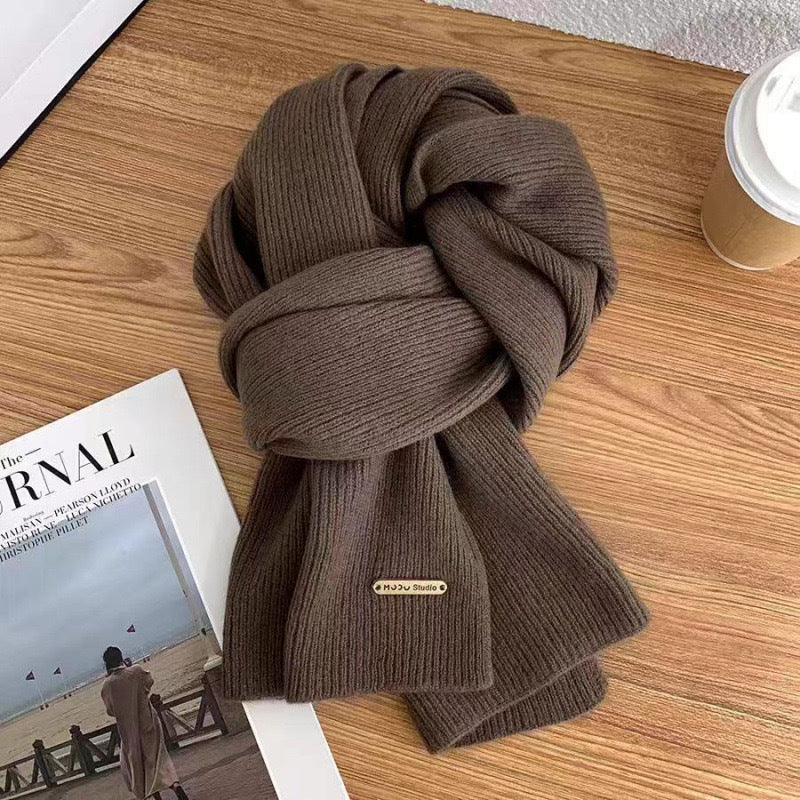 Korean Style Knitted Wool Scarf