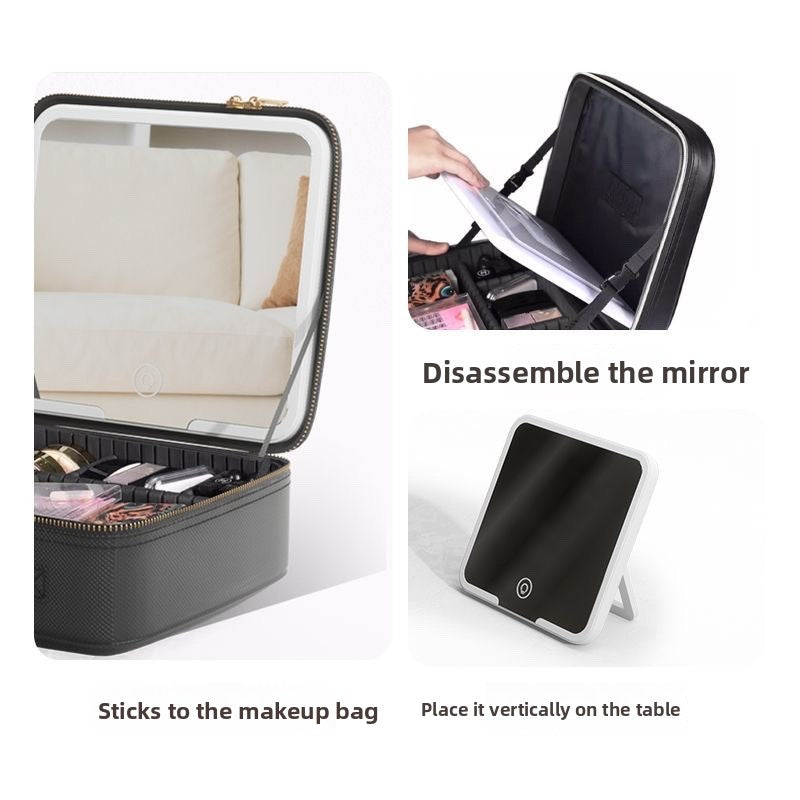 LED makeup bag