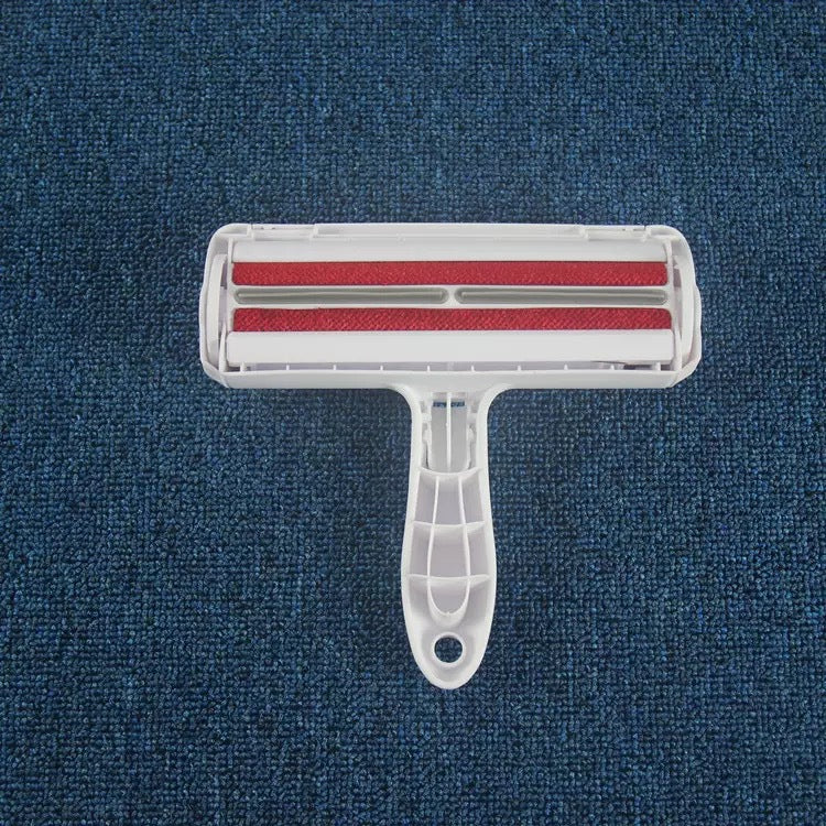 Roller lint remover brush