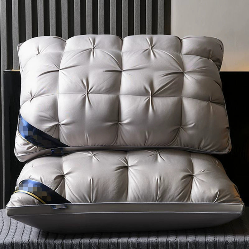 Twisted Feather Velvet Cervical Support Pillow