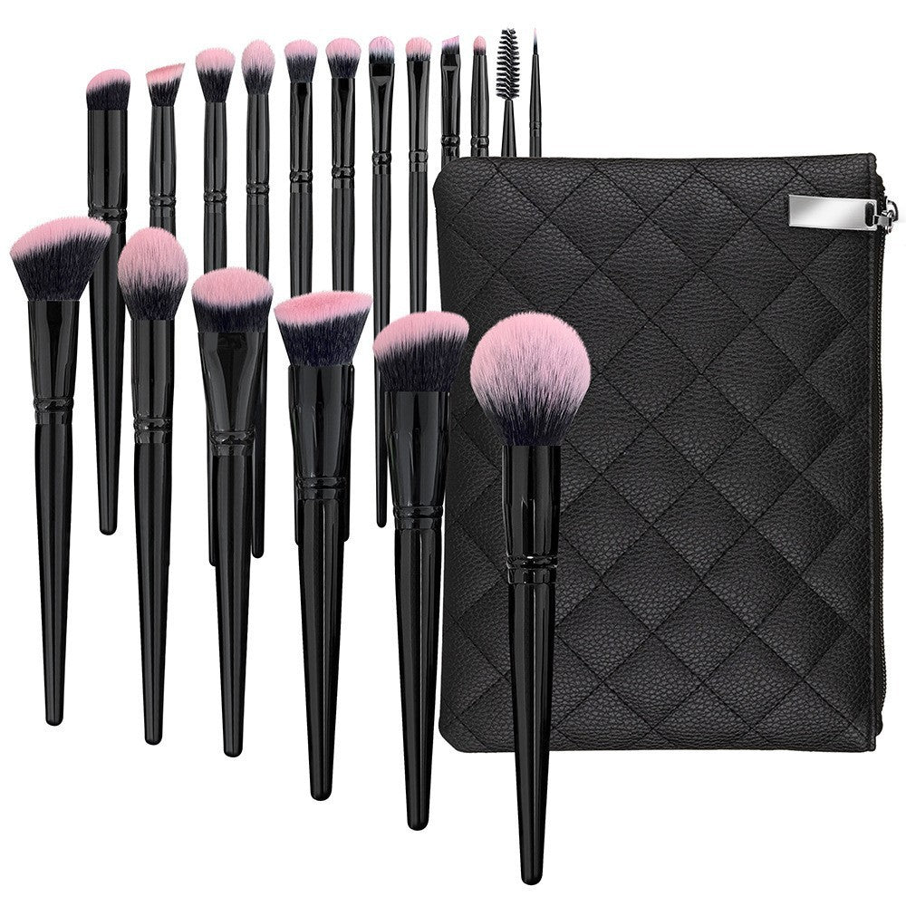 18 brushes for applying makeup powder