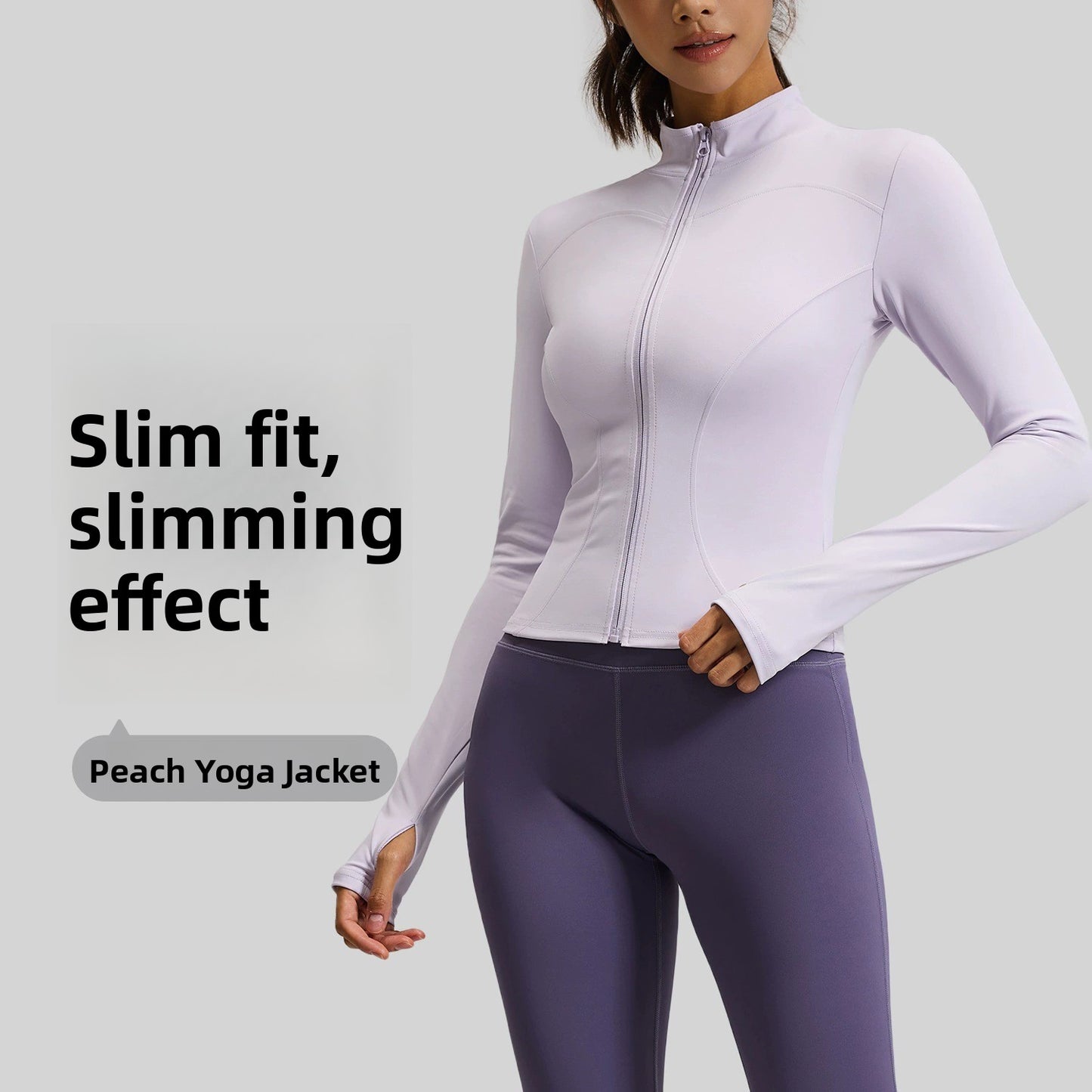 Women's fitted stretch yoga top