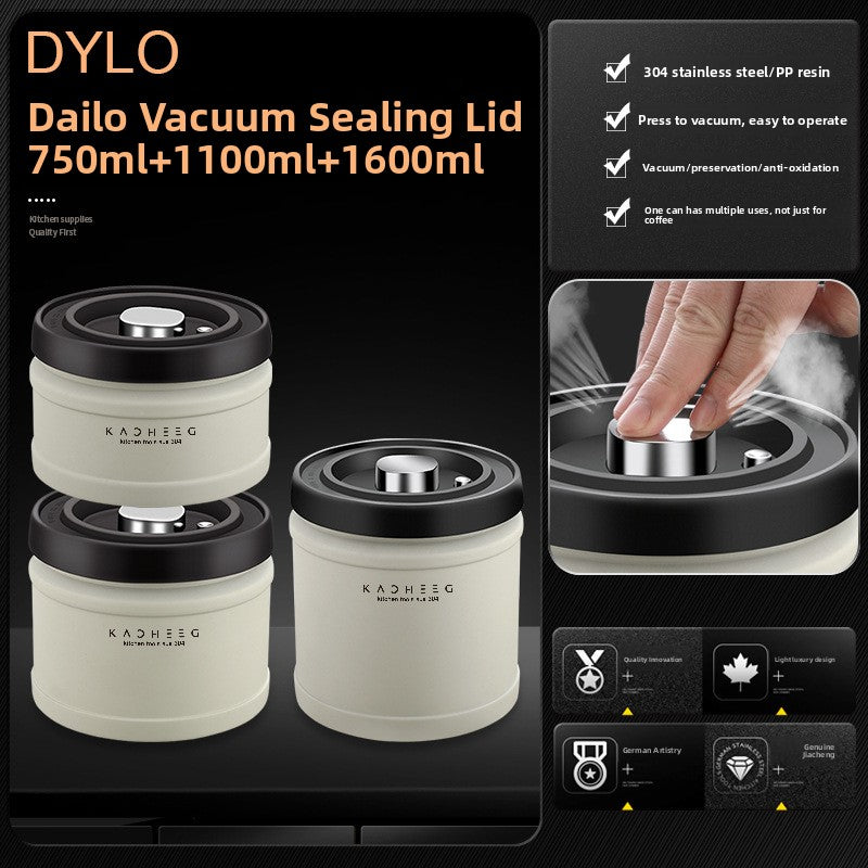 Stainless Steel Vacuum Sealed Storage Jar