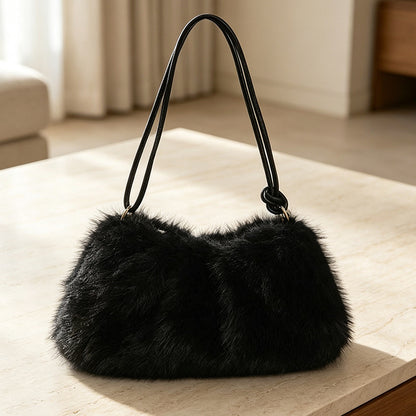 Plush Cloud Crossbody Bag for Women