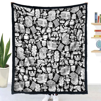 Handmade colored brush coloring mat