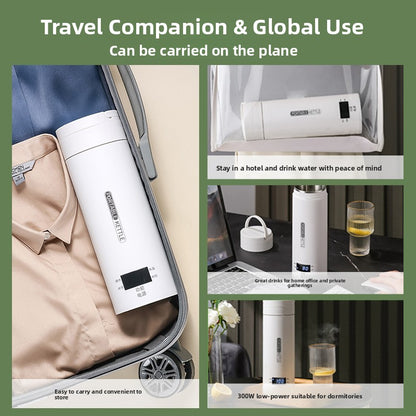 Portable Electric Water Cup with Safety Protection