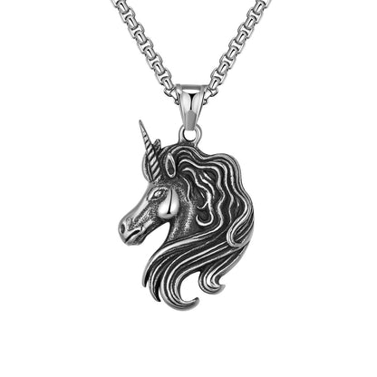 Hip Hop Titanium Steel Necklace Pendant