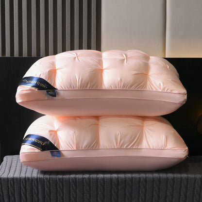 Twisted Feather Velvet Cervical Support Pillow