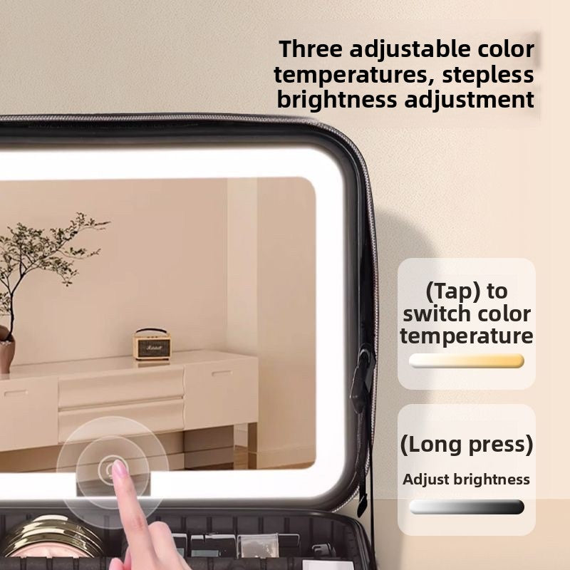 LED makeup bag