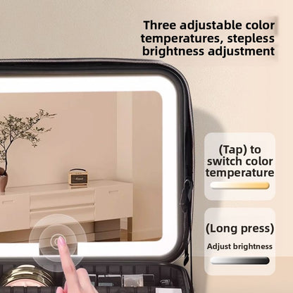 LED makeup bag