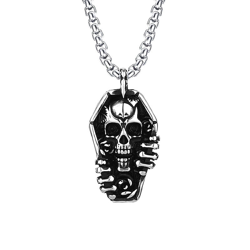 Hip Hop Titanium Steel Necklace Pendant