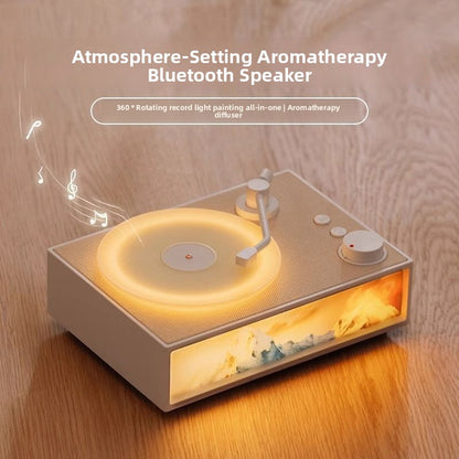 Retro Bluetooth Speaker with Aromatherapy Night Light