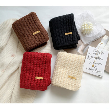 Korean Style Knitted Wool Scarf