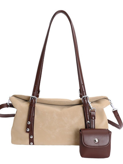 Casual Retro Frosted Crossbody Bag