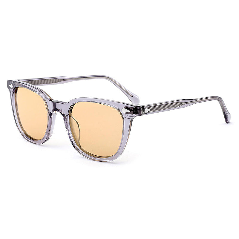 Classic Square Round Frame Polarized Sunglasses