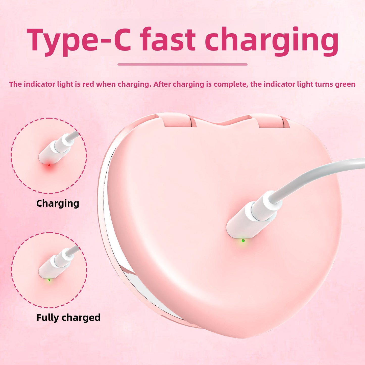 Rechargeable LED Makeup Mirror