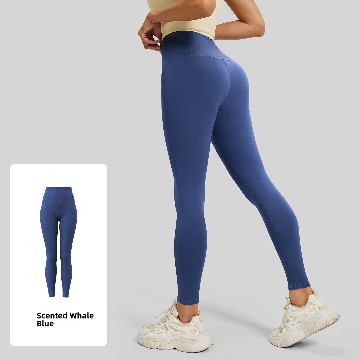 Seamless High Waist Yoga Pants with Peach Butt Enhancement