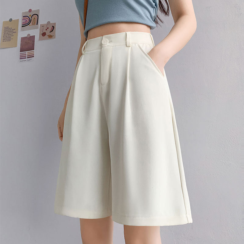 Casual Wide-Leg Shorts