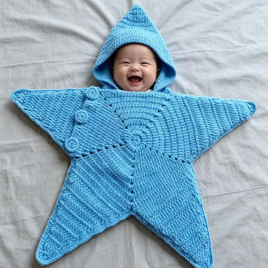 Baby Star Crochet Knit Suit