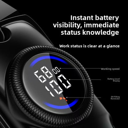 Professional Hair Clipper with LCD Display