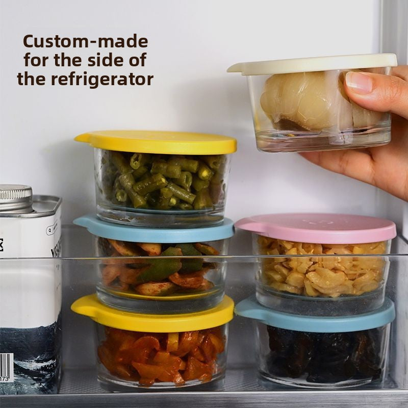 Pickles Fresh-keeping Box with Lid Glass Fresh-keeping Box for Refrigerator