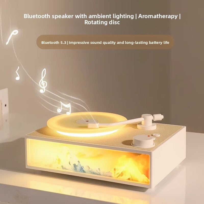 Retro Bluetooth Speaker with Aromatherapy Night Light