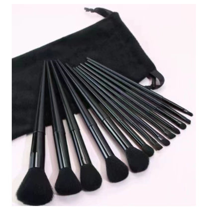 13-Piece Makeup Brush Set with Flannel Bag