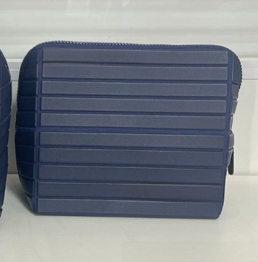 Geometric Rhombus Cosmetic Bag with Partitioned Storage