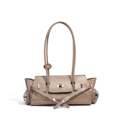 Genuine Leather Shoulder Handbag