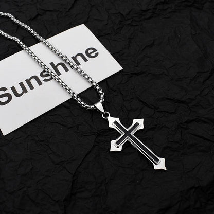 T-shirt pendant with titanium steel chain