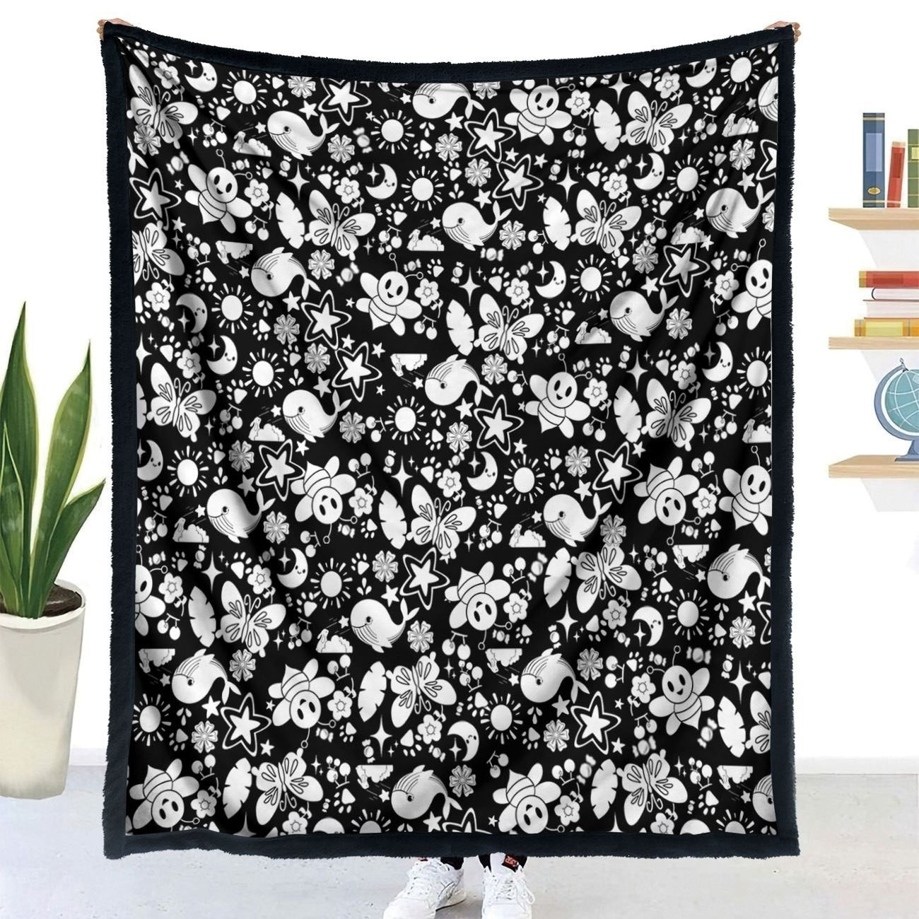 Handmade colored brush coloring mat