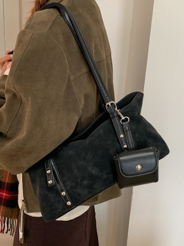 Casual Retro Frosted Crossbody Bag