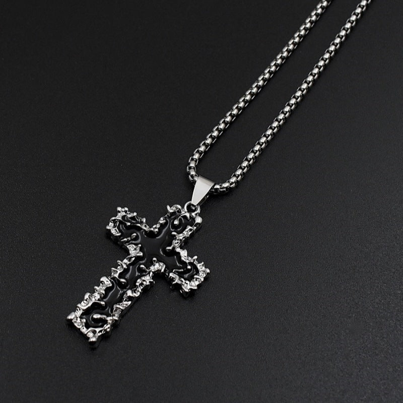 T-shirt pendant with titanium steel chain