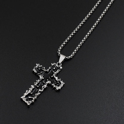 T-shirt pendant with titanium steel chain