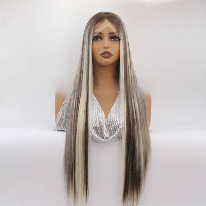 Women's Headgear High Temperature Silk Front Lace Wig Headgear