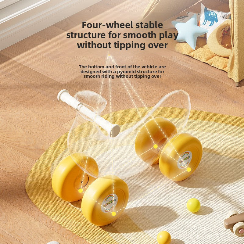 Children 4 Wheel Balance Scooter Walker
