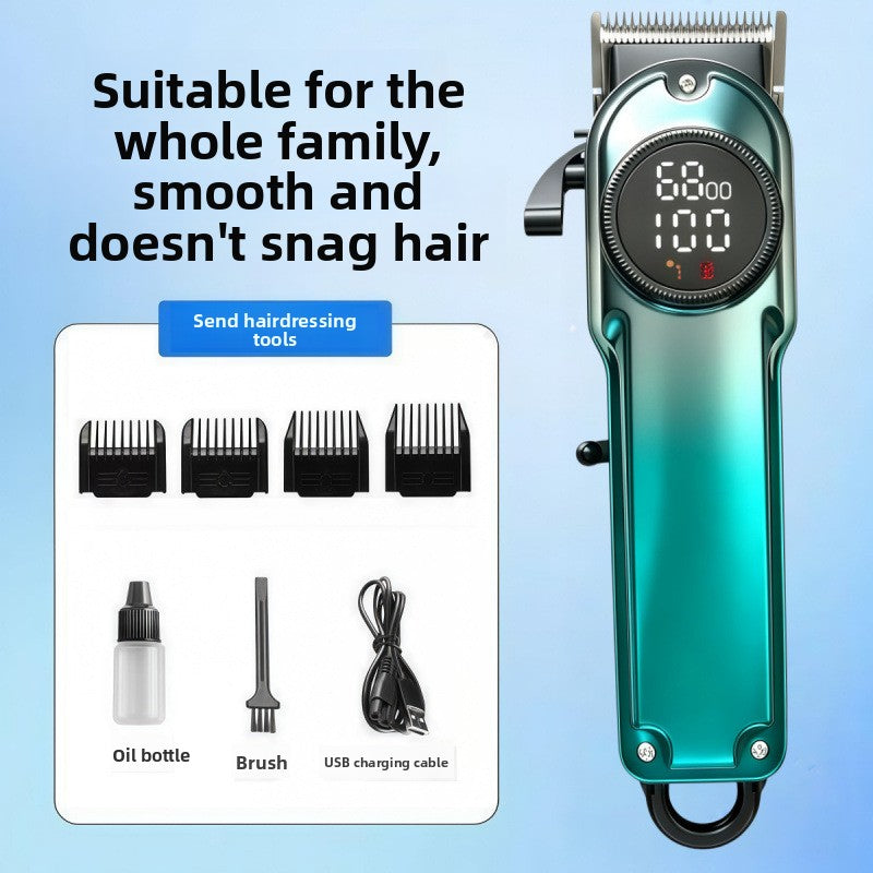 Professional Hair Clipper with LCD Display