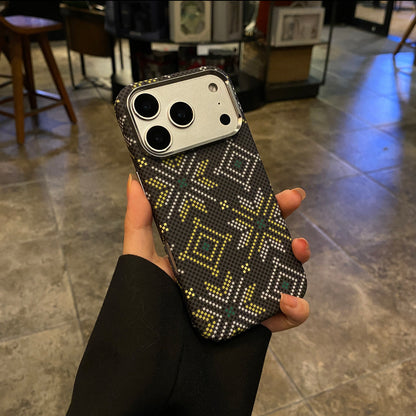 Diamond Pattern Magnetic Phone Case for iPhone