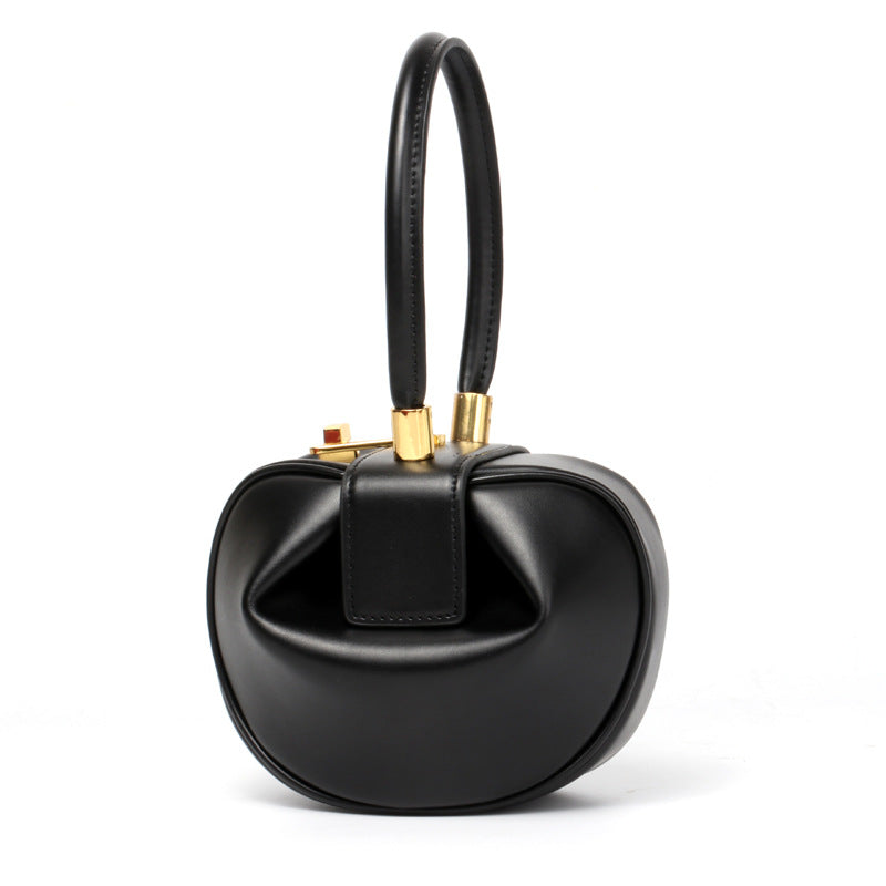 Women's Genuine Leather Dumpling Shoulder Bag