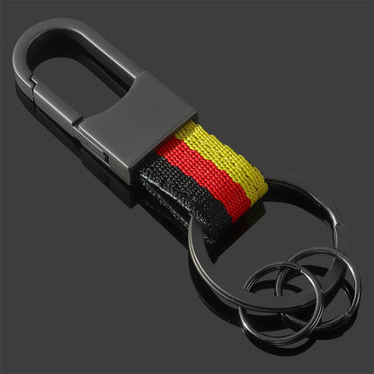 Customizable Flag Design Metal Keychain