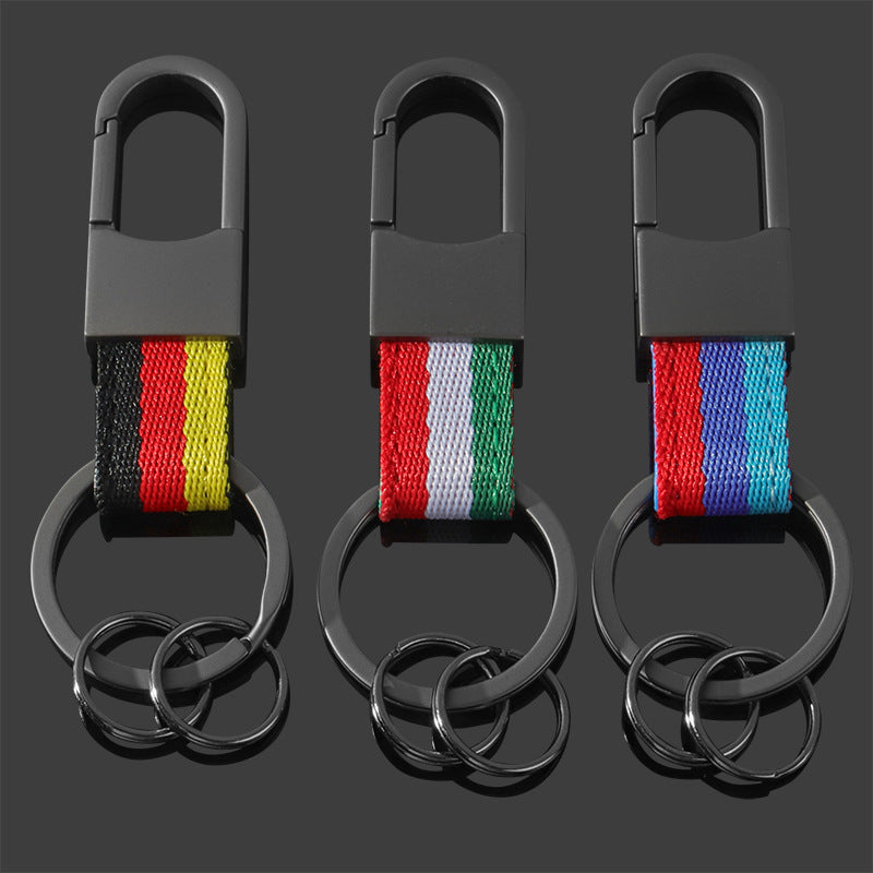 Customizable Flag Design Metal Keychain