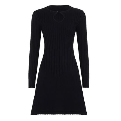 Women's Long Sleeve Lace A-Line Dress