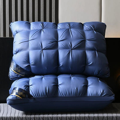 Twisted Feather Velvet Cervical Support Pillow