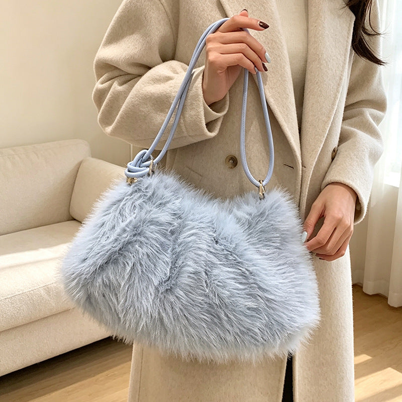 Plush Cloud Crossbody Bag for Women