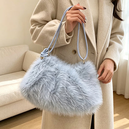 Plush Cloud Crossbody Bag for Women
