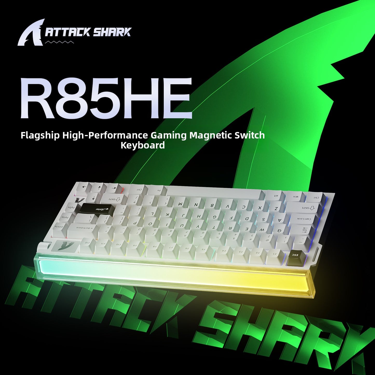 Mechanical keyboard with light box wired